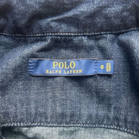 POLO Ralph Lauren denim romper - Picture 3 of 5